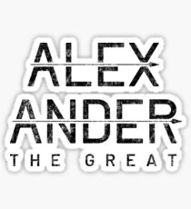 Alexander the Great - male first name Sticker