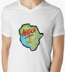 Afrika T-Shirt mit V-Ausschnitt für Männer