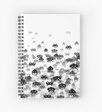Invaded III B&W Spiral Notebook