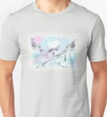 Gewaschene Jolly Roger Unisex T-Shirt