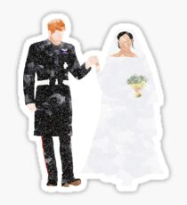 Prince Harry and Meghan Markle royal wedding Sticker