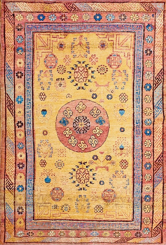 "Antique Khotan Silk Road Carpet" by Vicky BragoMitchell® Redbubble