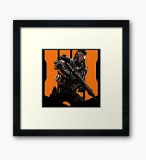 Black Ops 4 - Soldier and Logo Framed Print