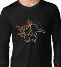 Minimalist Fire Mouse Pokemon Long Sleeve T-Shirt