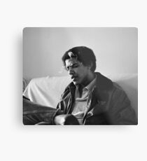 Lienzo metálico Joven Obama