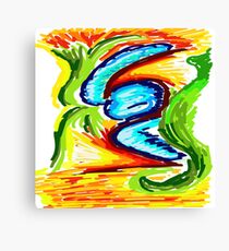 Colorful Abstract by FreddiJr Canvas Print