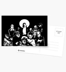 Horror RETRO Vintage Drive In Movie Monsters Postcards