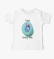Crazy Chicken Lady on the loose - Cool Blue Charlie Baby Tee