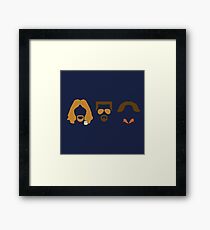 Big Lebowski Trio Framed Print