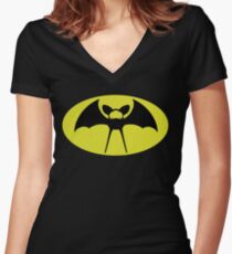 zubatseñal Women's Fitted V-Neck T-Shirt