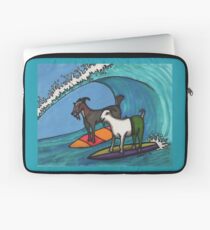Surfing Goats Laptop Sleeve