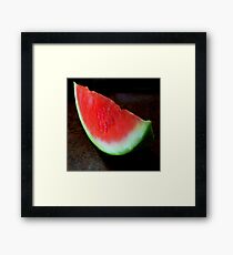 A Slice of summer Framed Print
