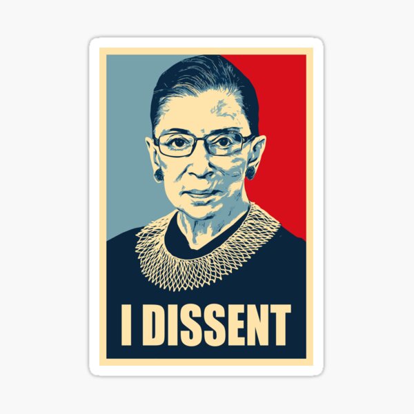 Ruth Bader Ginsburg Stickers | Redbubble