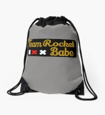 Team Rocket Inspired Pokemon Inspired Items Drawstring Bag
