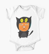 CAT WEARING CAT ONESIE One Piece - Short Sleeve