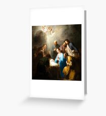 Nativity Gathering Greeting Card