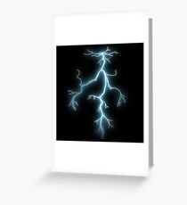 Lightning Bolt Strike Greeting Card