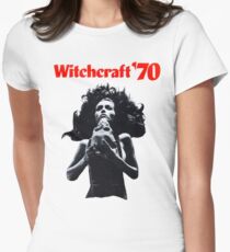 Witchcraft '70 movie shirt! Women's Fitted T-Shirt