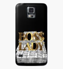 Boss Lady Geld Gold BW Hülle & Skin für Samsung Galaxy