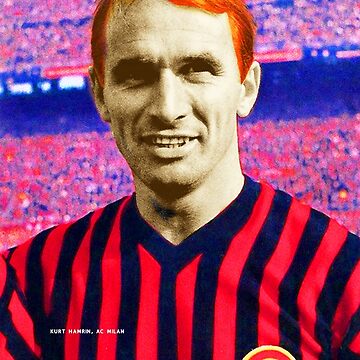 KURT HAMRIN LEGENDARY SWEDISH FOOTBALL STAR MILAN CALCIO SUPER COOL POSTER  Canvas Print for Sale by westox