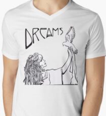 Stevie Nicks- Art Nouveau Style- B&W Men's V-Neck T-Shirt