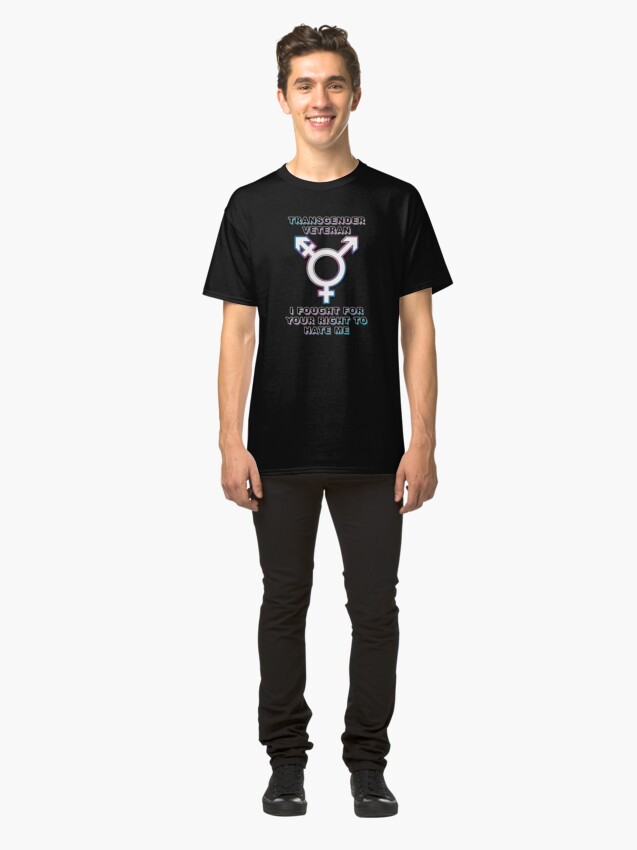 Alternate view of Trans Veteran Classic T-Shirt