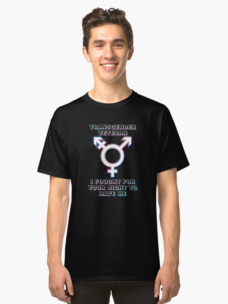 Alternate view of Trans Veteran Classic T-Shirt