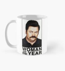 WOMAN OF THE YEAR - RON SWANSON Classic Mug