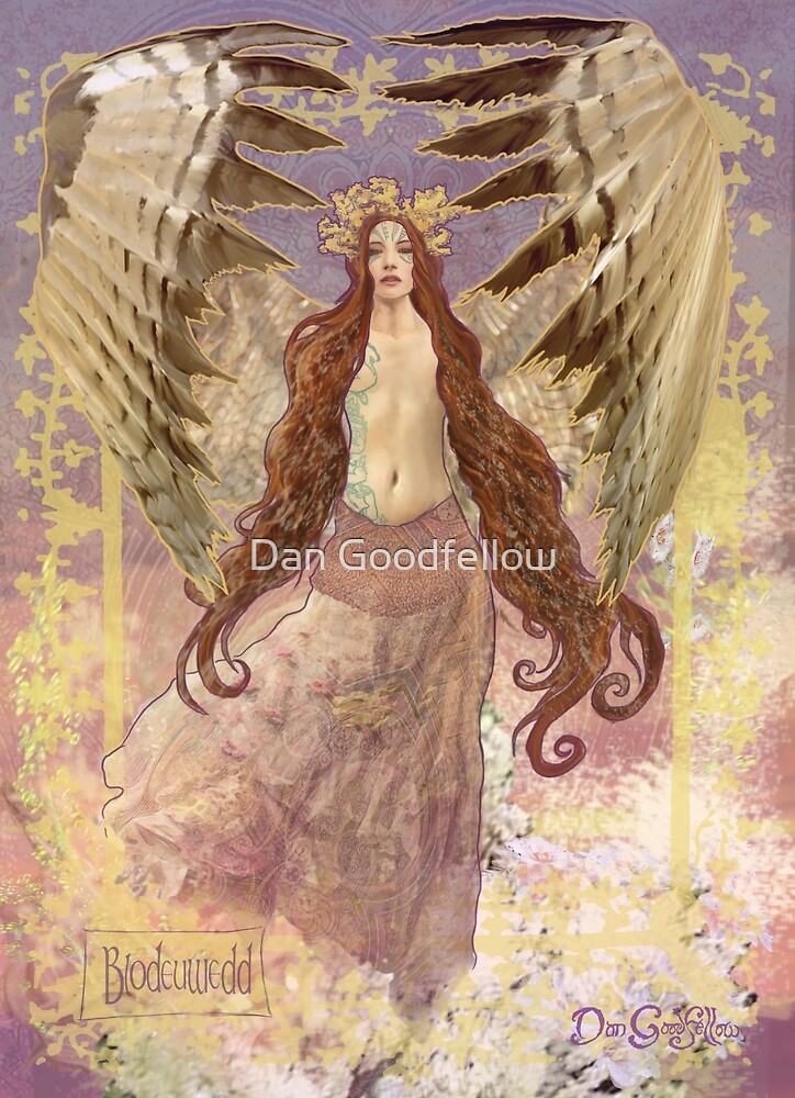 Celtic Goddess - Bloduewedd by Dan Goodfellow