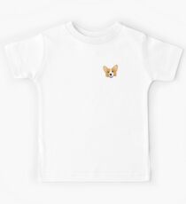 Corgi In Pocket Funny Cute Puppy Big Happy Smile Kids T-Shirt