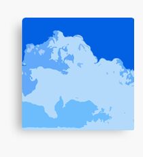 Blue Cotton Candy Canvas Print