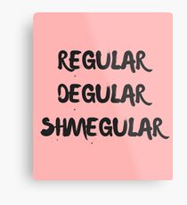 regular degular shmegular Metal Print
