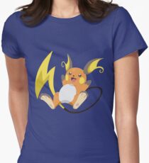 Raichu Jump! Women's Fitted T-Shirt
