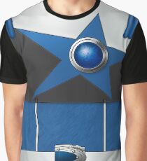 OokamiBlue Graphic T-Shirt