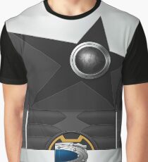 OushiBlack Graphic T-Shirt
