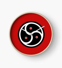 BDSM Symbol - Without handcuffs Clock