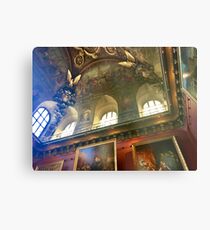 Im Louvre Metalldruck