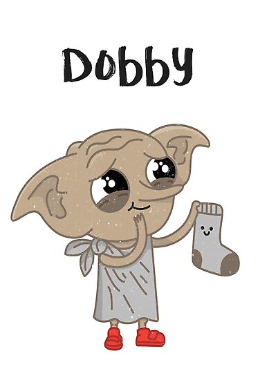 P ster  Dobby  dibujo de impresi n  de mickey510 Redbubble