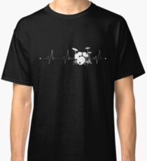 Drums Heartbeat Music Drummer T Shirt Gift Classic T-Shirt