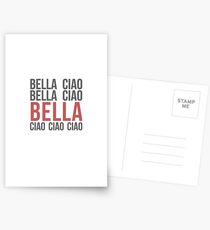 Bella Ciao - La casa de Papel Postcards