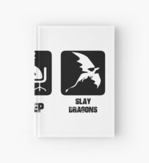 Eat, Sleep, Slay Dragons Hardcover Journal