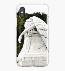 Weeping Angel watercolour iPhone Case