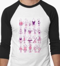 ein paar Vögel Baseballshirt mit 3/4-Arm