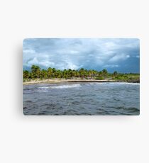Stormy Day at Costa Maya Canvas Print