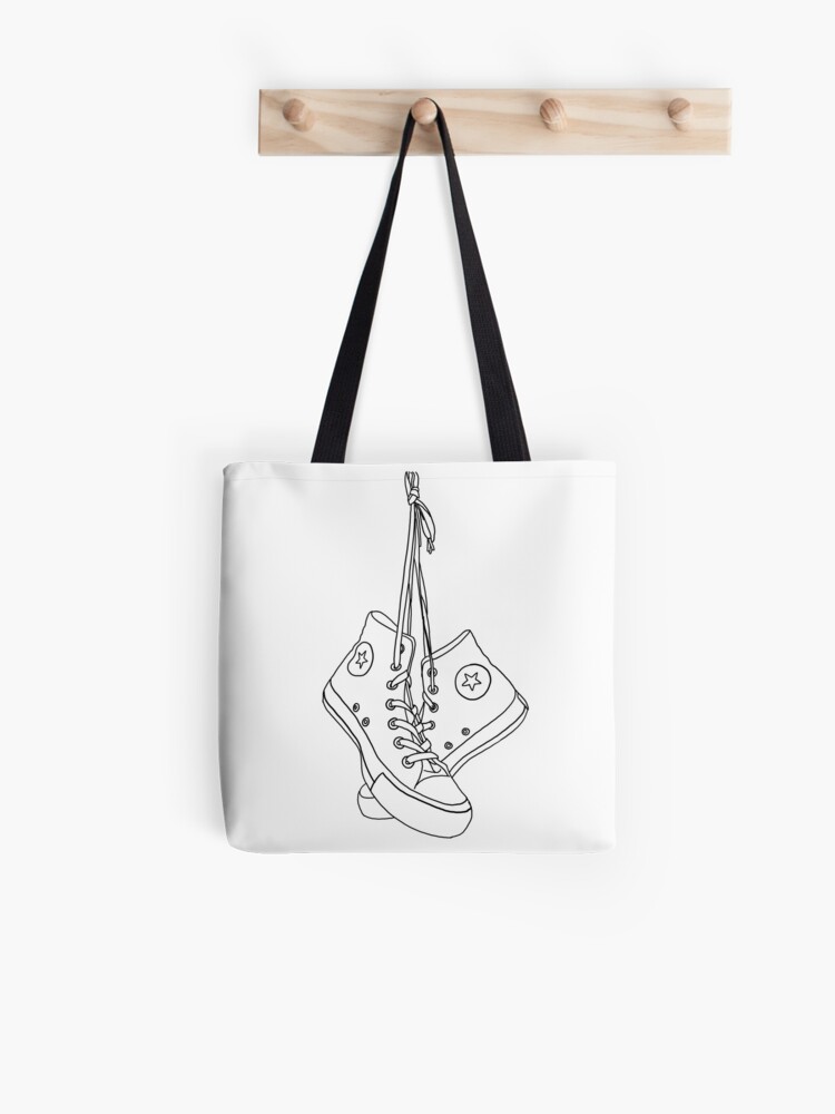 converse white bag