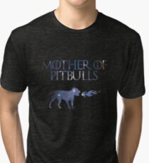 Mother Of Pitbulls (Galaxy) Tri-blend T-Shirt