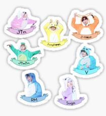 BTS Aufkleberset Kigurumi - Check Description Sticker