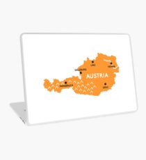 austria map Laptop Skin