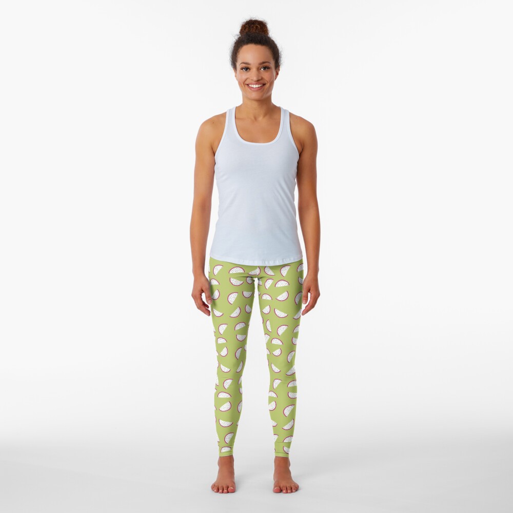 Dragon Fruit Slices Leggings