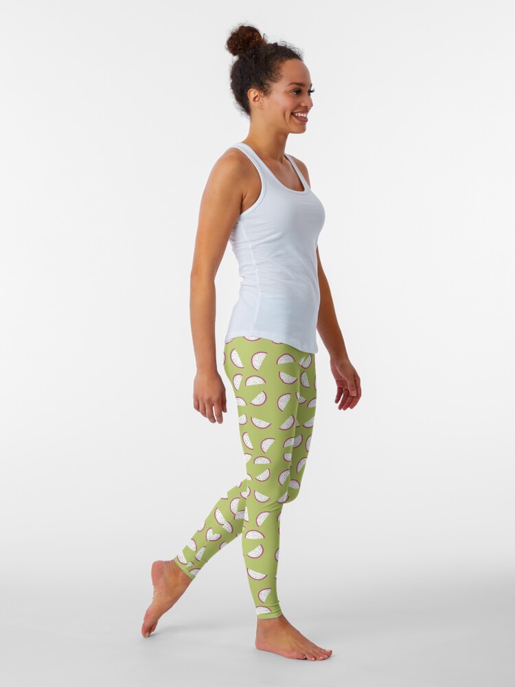 Alternate view of Dragon Fruit Slices Leggings